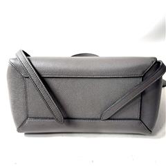 Celine Micro Belt Bag Gray Leather Handbag Shoulder Crossbody